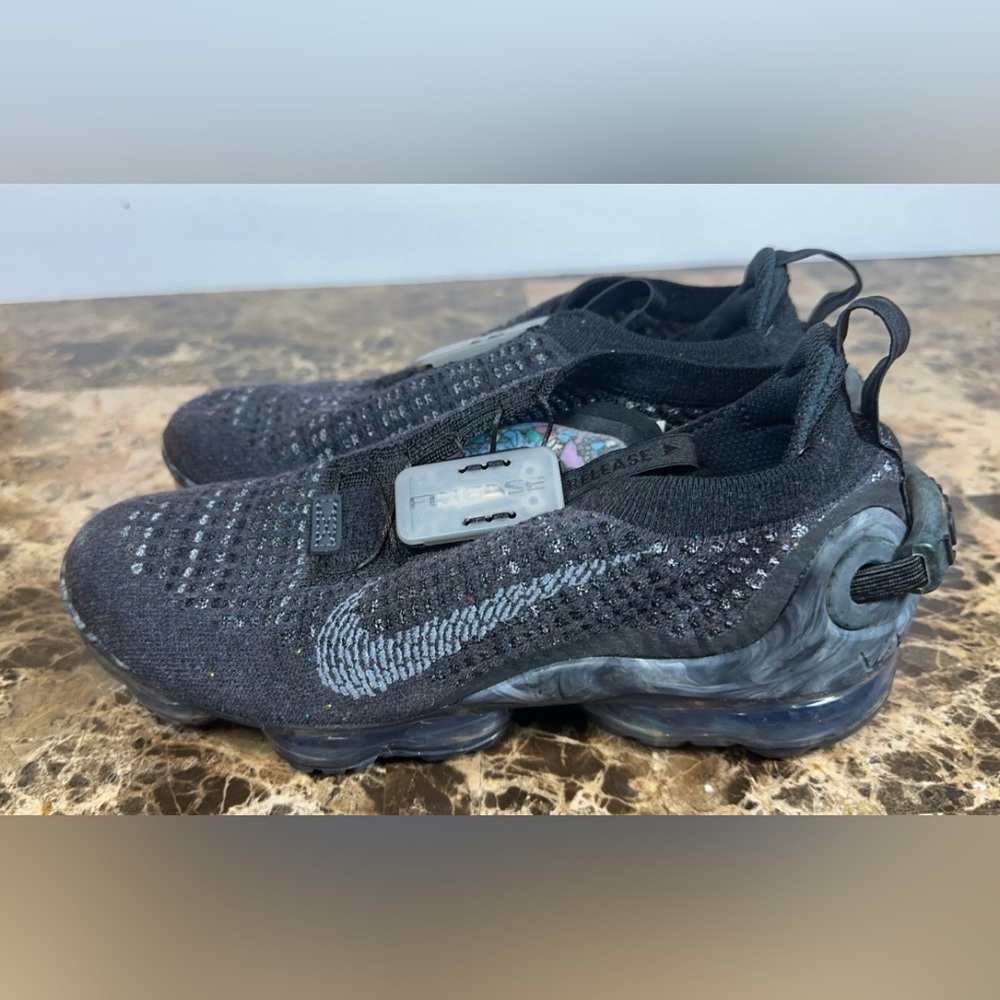 Nike Air VaporMax Flyknit 2020 Black Dark Gray Running Shoes Sneakers